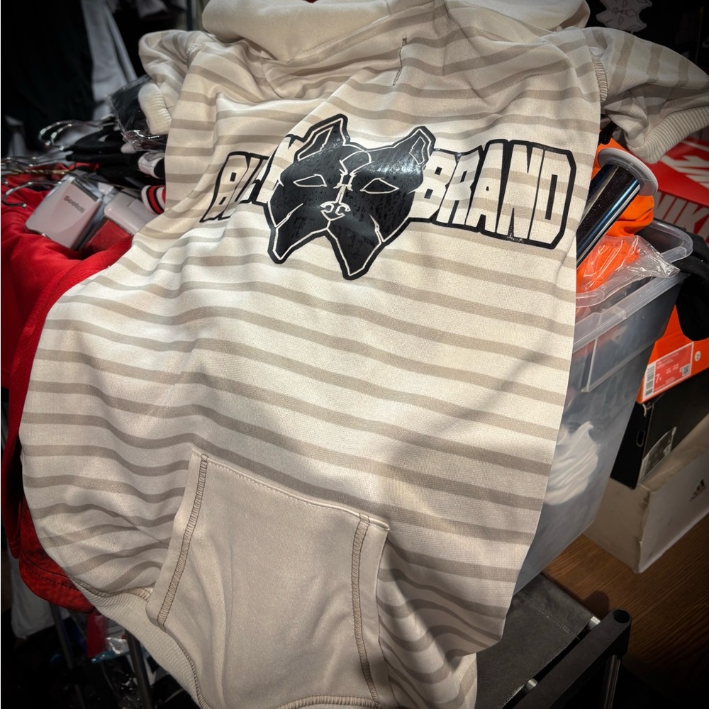 BULLYBRAND BLACK OG LOGO DOGGIE HOODIE SIZE L